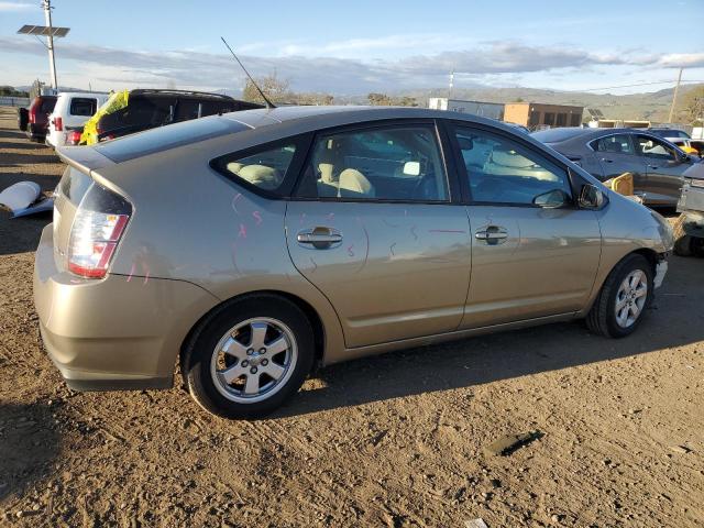 TOYOTA PRIUS 2005 tan  hybrid engine JTDKB20U753124421 photo #4
