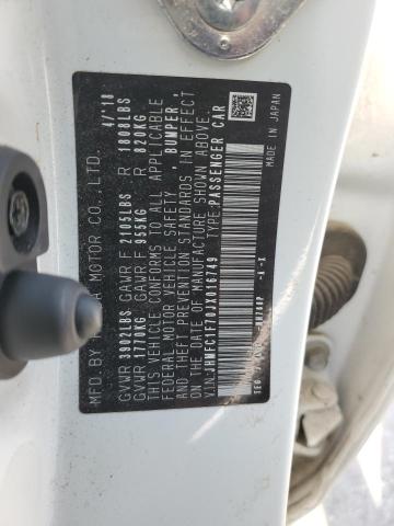 2018 HONDA CIVIC EXL - JHMFC1F70JX016749