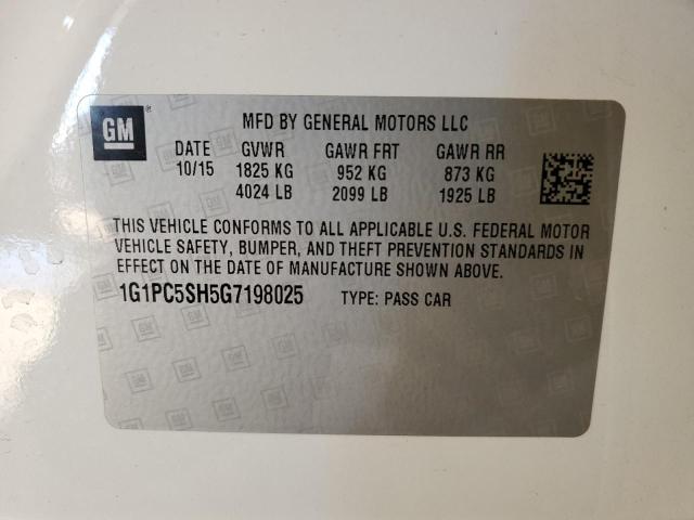 2016 CHEVROLET CRUZE LIMI - 1G1PC5SH5G7198025
