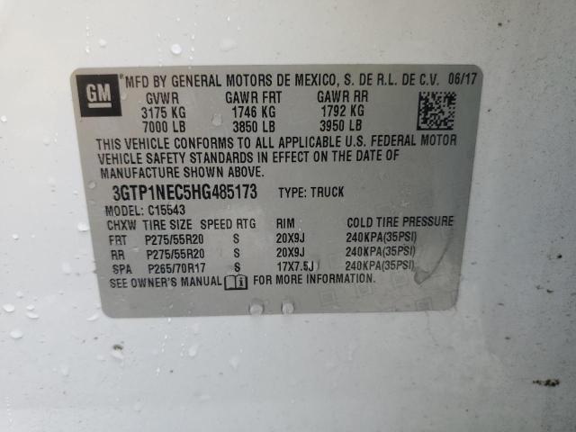 2017 GMC SIERRA C15 - 3GTP1NEC5HG485173
