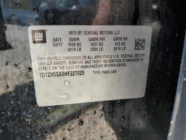 2017 CHEVROLET MALIBU PRE 1G1ZH5SX8HF227025