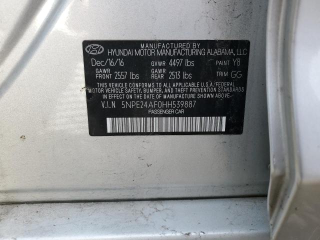 2017 HYUNDAI SONATA SE - 5NPE24AF0HH539887