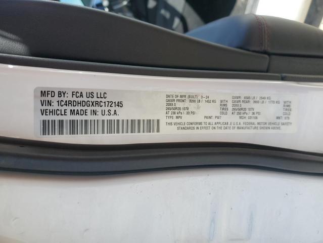 2024 DODGE DURANGO GT - 1C4RDHDGXRC172145