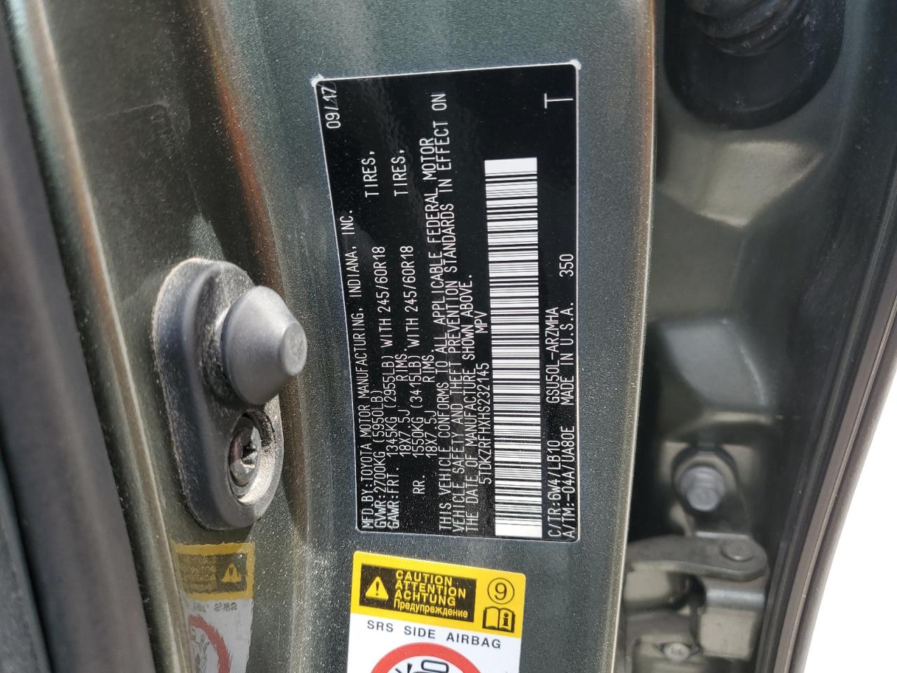 TOYOTA HIGHLANDER SE