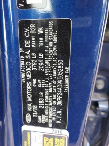 2019 KIA FORTE FE - 3KPF24AD9KE052850