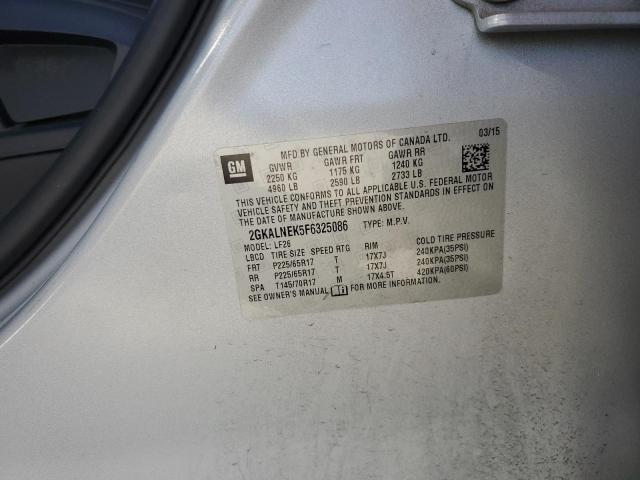 2015 GMC TERRAIN SL 2GKALNEK5F6325086