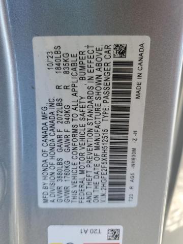 2024 HONDA CIVIC SPOR - 2HGFE2F5XRH512515