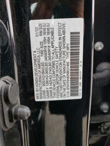 2022 HONDA PILOT TRAI - 5FNYF6H82NB031466