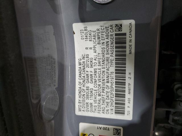 2HGFE2F50PH519776 2023 HONDA CIVIC