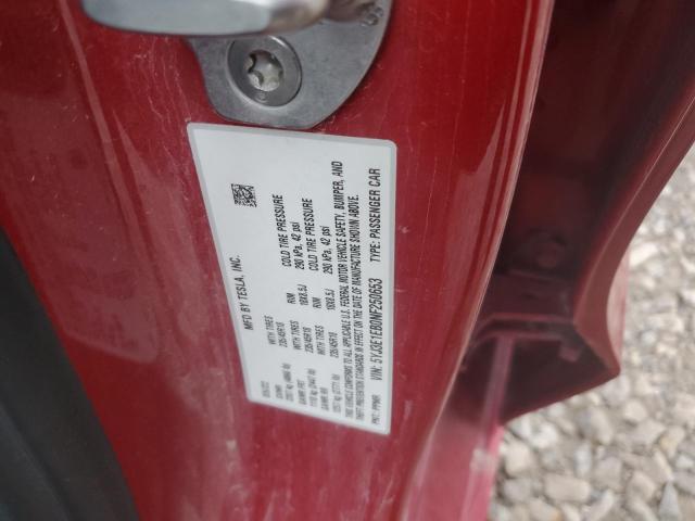 2022 TESLA MODEL 3 5YJ3E1EB0NF250653
