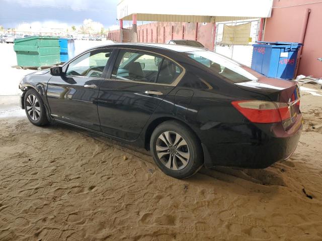 HONDA ACCORD LX 2013 black sedan 4d gas 1HGCR2F32DA260577 photo #3