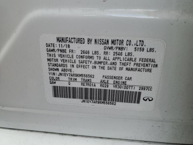 2019 INFINITI Q50 LUXE JN1EV7AR9KM556562