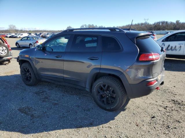 JEEP CHEROKEE T 2018 gray  flexible fuel 1C4PJMBXXJD603643 photo #3