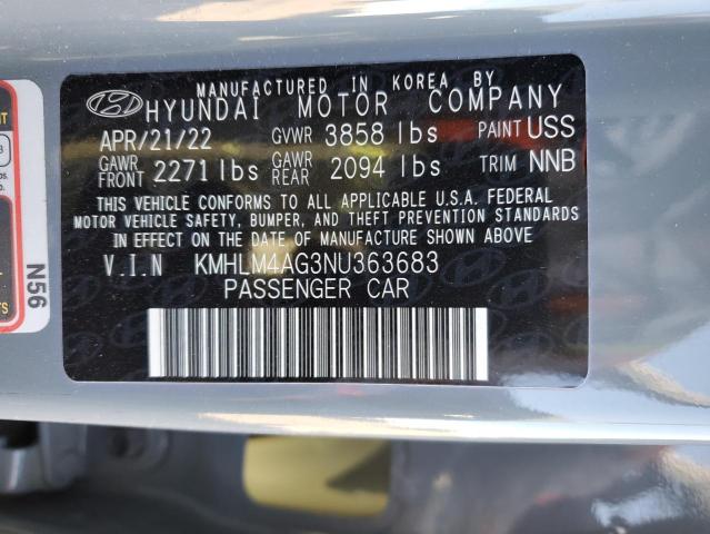 2022 HYUNDAI ELANTRA SE - KMHLM4AG3NU363683