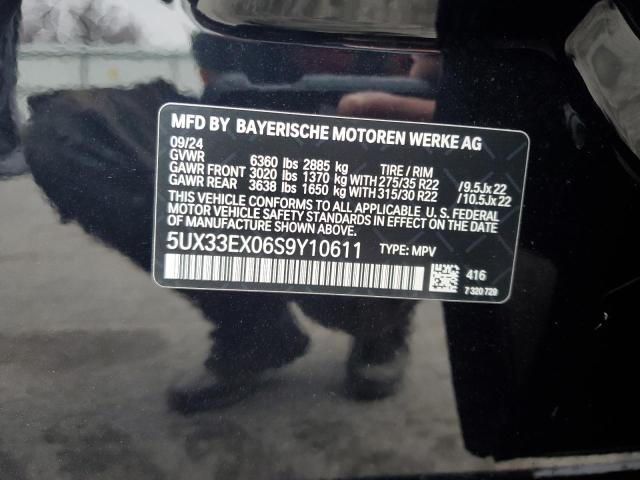 2025 BMW X6 XDRIVE4 - 5UX33EX06S9Y10611