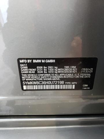 2017 BMW X6 M - 5YMKW8C36H0U72198