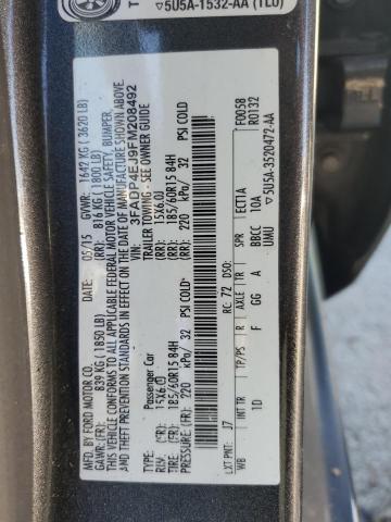 2015 FORD FIESTA SE - 3FADP4EJ9FM208492