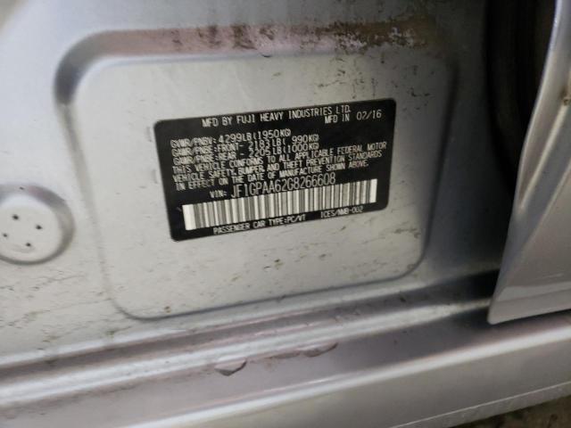 2016 SUBARU IMPREZA - JF1GPAA62G8266608