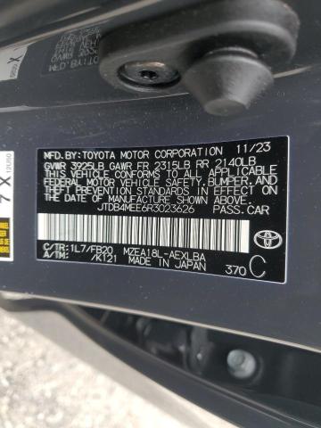 2024 TOYOTA COROLLA LE - JTDB4MEE6R3023626