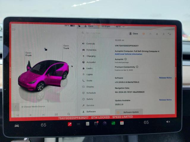 2023 TESLA MODEL Y - 7SAYGDEE5PF836217