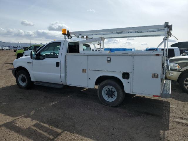FORD F350 SRW S 2004 white chassis gas 1FDSF34L34EC42671 photo #3