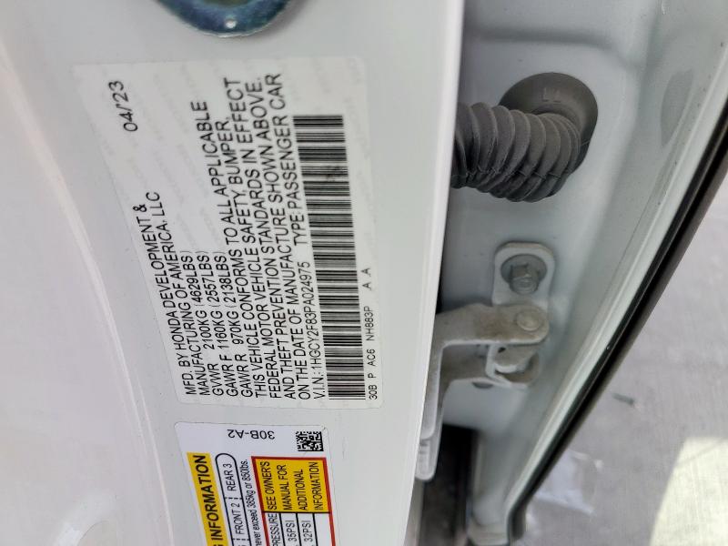 2023 HONDA ACCORD TOU - 1HGCY2F83PA024975
