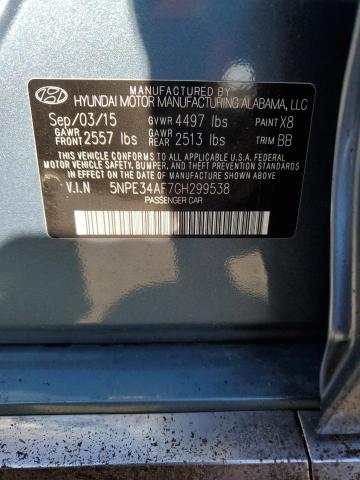 2016 HYUNDAI SONATA SPO - 5NPE34AF7GH299538