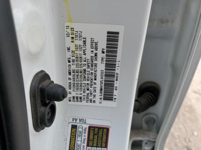 2015 HONDA CR-V EXL - 5J6RM4H7XFL042505