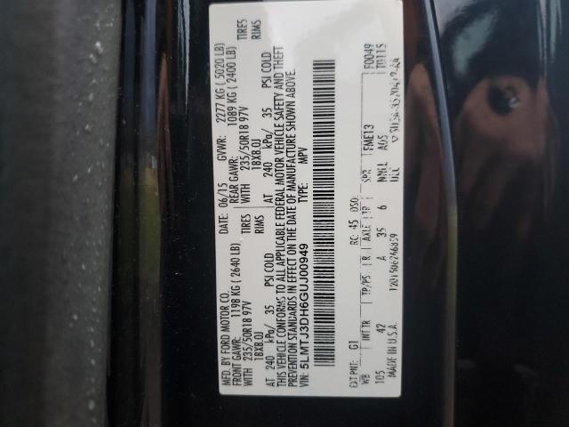 2016 LINCOLN MKC RESERV 5LMTJ3DH6GUJ00949