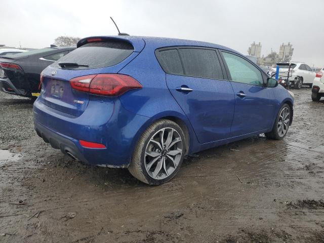 KIA FORTE EX 2017 blue  gas 3KPFN5A32HE059118 photo #4