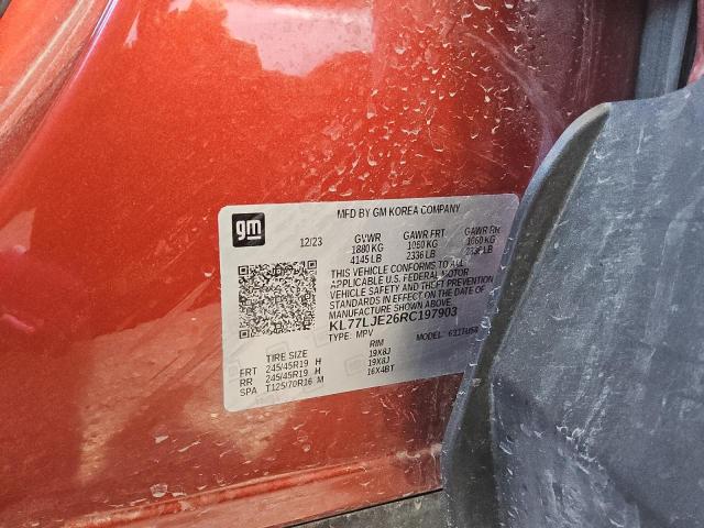 2024 CHEVROLET TRAX 2RS KL77LJE26RC197903