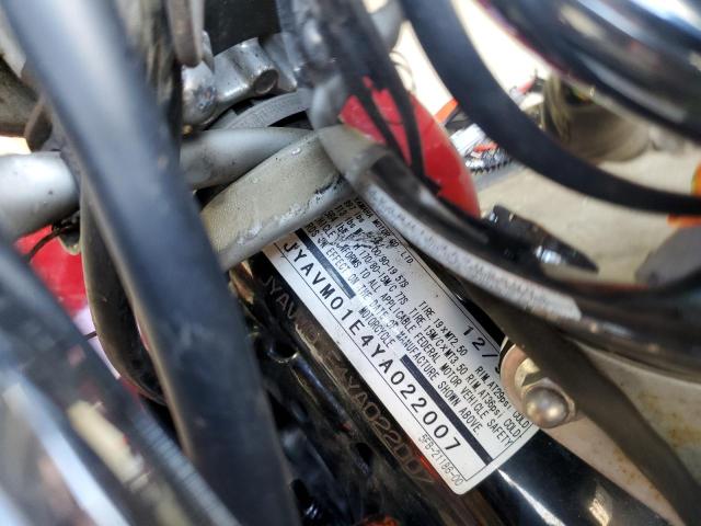 2000 YAMAHA XVS65 BASE JYAVM01E4YA022007