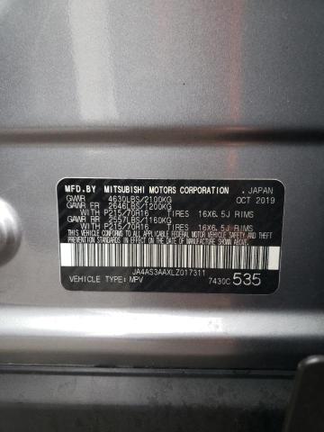 2020 MITSUBISHI ECLIPSE CR - JA4AS3AAXLZ017311