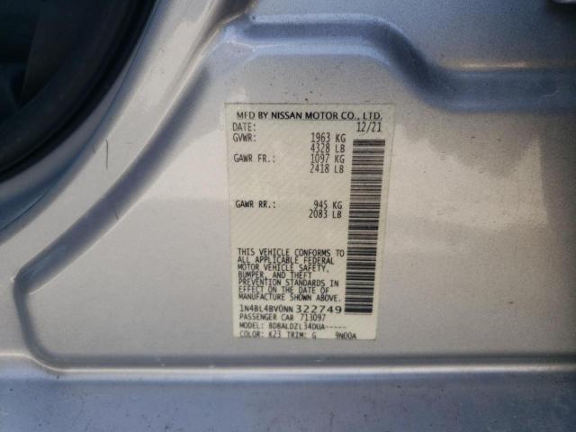 2022 NISSAN ALTIMA S - 1N4BL4BV0NN322749