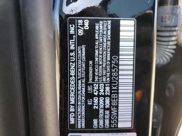 2019 MERCEDES-BENZ C 300 4MAT - 55SWF8EB1KU285750