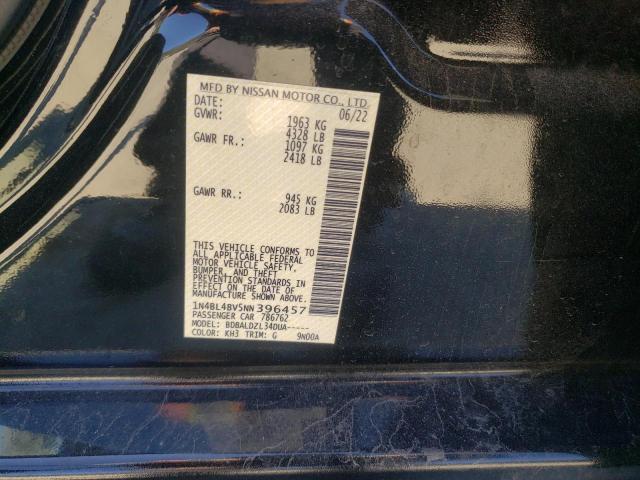 2022 NISSAN ALTIMA S - 1N4BL4BV5NN396457