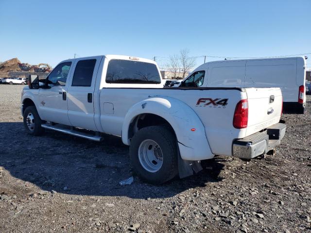 FORD F350 SUPER 2016 white crew pic diesel 1FT8W3DT8GEC97295 photo #3
