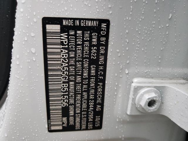 2016 PORSCHE MACAN S - WP1AB2A55GLB51556