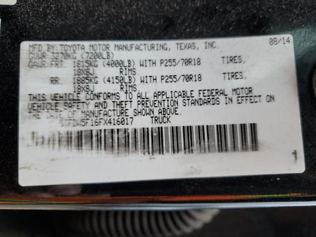 2015 TOYOTA TUNDRA CRE 5TFDW5F16FX416017