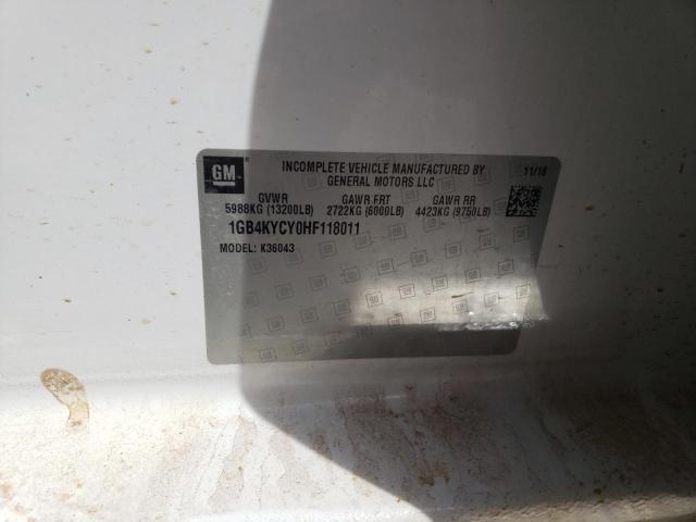 2017 CHEVROLET SILVERADO - 1GB4KYCY0HF118011
