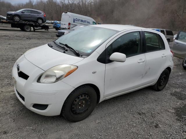 TOYOTA YARIS 2009 white  gas JTDKT903795265349 photo #1