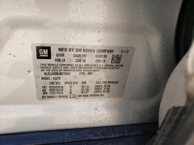 2018 BUICK ENCORE PRE - KL4CJASB0JB575603