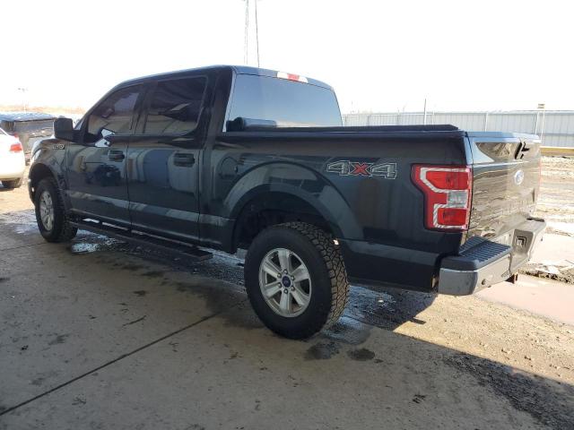 FORD F150 SUPER 2018 black  gas 1FTEW1E53JKE60547 photo #3