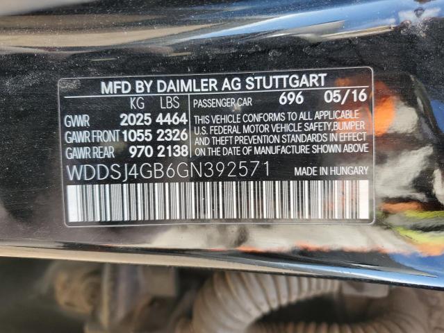 2016 MERCEDES-BENZ CLA 250 4M - WDDSJ4GB6GN392571