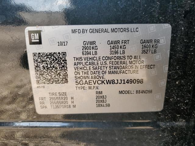 2018 BUICK ENCLAVE AV - 5GAEVCKW8JJ149098