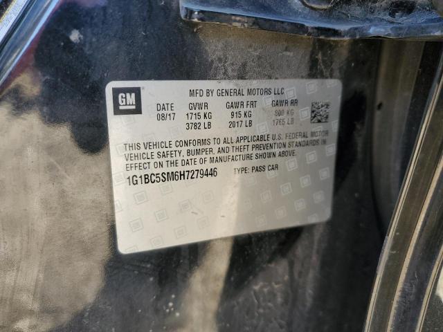 2017 CHEVROLET CRUZE LS - 1G1BC5SM6H7279446