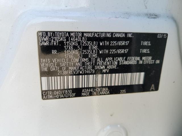 2015 TOYOTA RAV4 LE - 2T3BFREV3FW314679