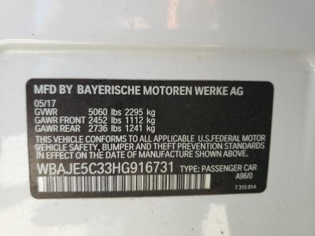 2017 BMW 540 I - WBAJE5C33HG916731