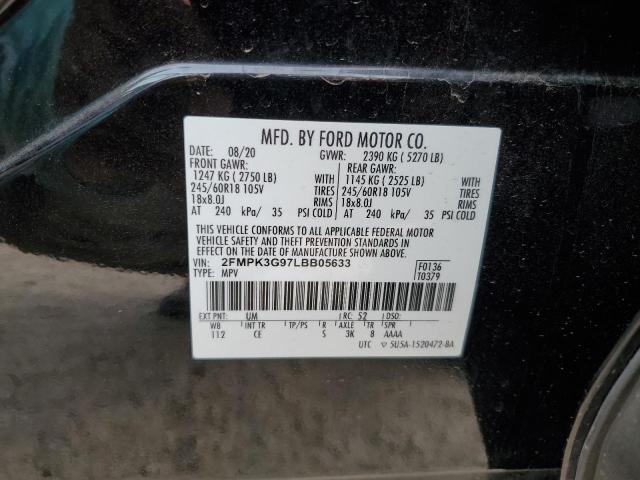 2020 FORD EDGE SE - 2FMPK3G97LBB05633