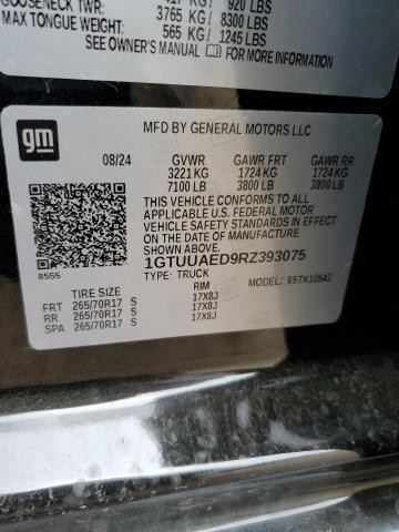 2024 GMC SIERRA K15 - 1GTUUAED9RZ393075